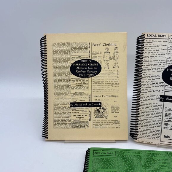 Births Marriages & Deaths Renfrew Mercury 1871-1915 by Aldene & Les Church - Picture 2 of 7